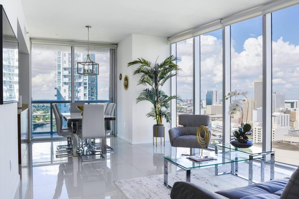 Wonderful 2 Bedroom Apt With Ocean Views At Icon Brickell Miami Exterior foto
